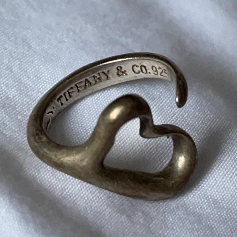 Tiffany & Co. open heart ring